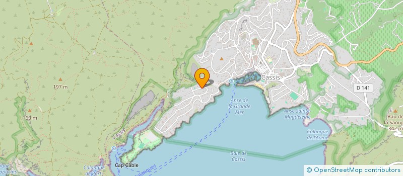 localisation de l'entreprise MADAME BRIGITTE RUSSINGER  CASSIS