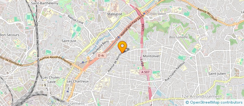 localisation de l'entreprise MADAME BRIGITTE RUSSO à MARSEILLE