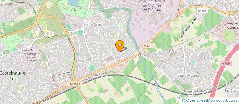 localisation de l'entreprise MADAME BRIGITTE RZEZUCHA  LE CRES