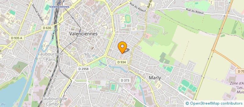 localisation de l'entreprise MADAME BRIGITTE SALAMAGNE  VALENCIENNES