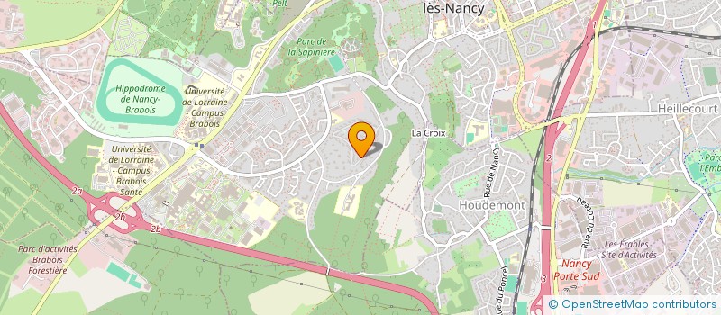 localisation de l'entreprise MADAME BRIGITTE SALLERIN  VANDUVRE-LES-NANCY