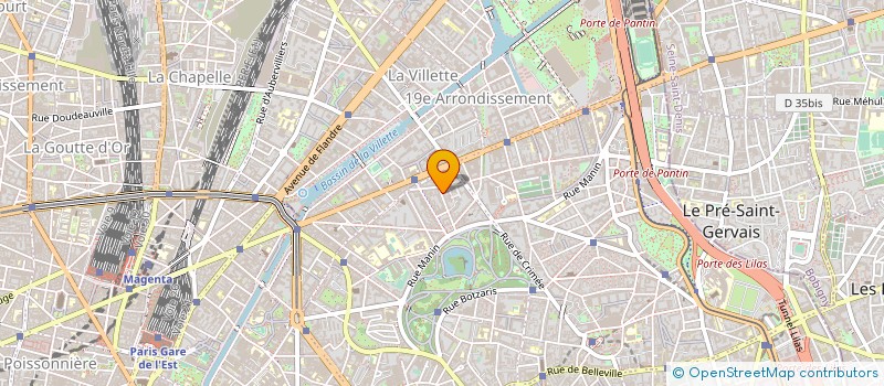 localisation de l'entreprise MADAME BRIGITTE SARA MARQUET  PARIS