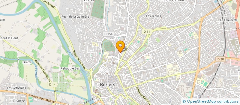 localisation de l'entreprise MADAME BRIGITTE SARDA à BEZIERS