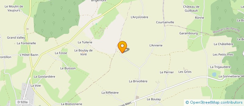 localisation de l'entreprise MADAME BRIGITTE SARRADE à REMALARD-EN-PERCHE