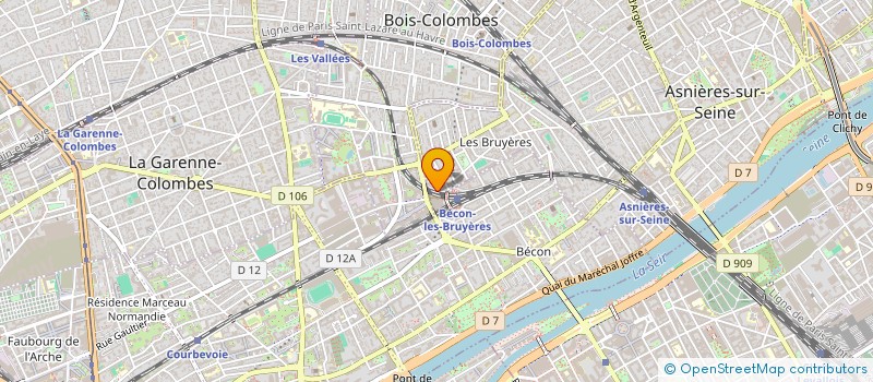 localisation de l'entreprise MADAME BRIGITTE SARRO à ASNIERES-SUR-SEINE