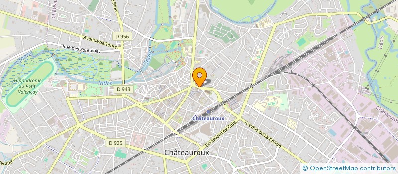 localisation de l'entreprise MADAME BRIGITTE SAUTIVET à CHATEAUROUX