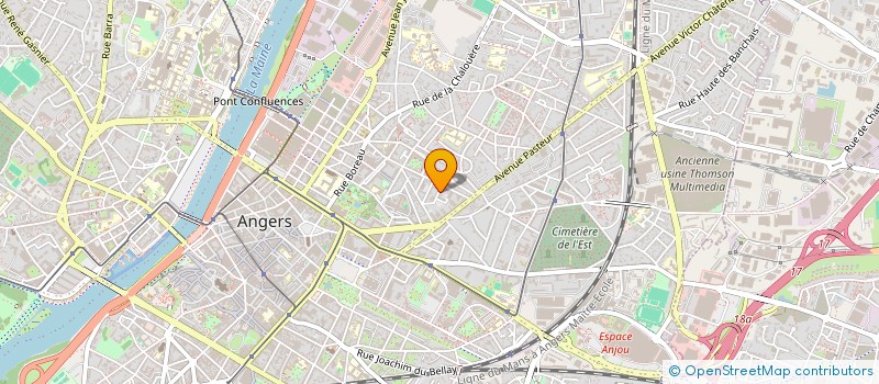 localisation de l'entreprise MADAME BRIGITTE SAUTON à ANGERS