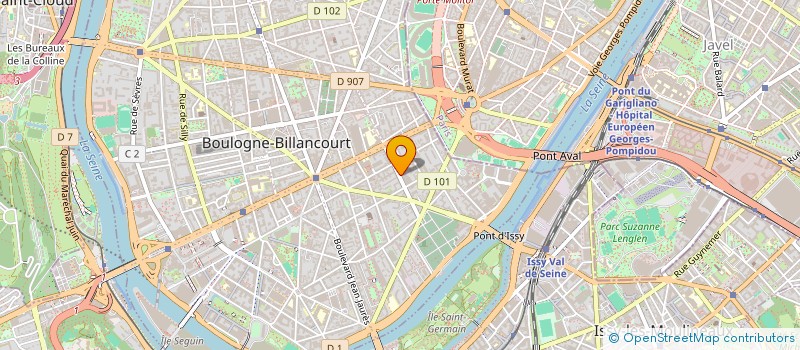 localisation de l'entreprise MADAME BRIGITTE SCETBON à BOULOGNE-BILLANCOURT