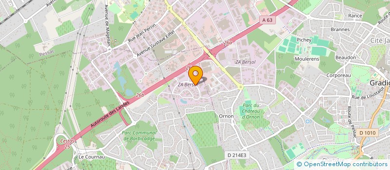 localisation de l'entreprise MADAME BRIGITTE SCHMIDT  MARTIGNAS-SUR-JALLE