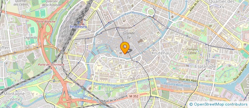 localisation de l'entreprise MADAME BRIGITTE SCHWARTZ  STRASBOURG