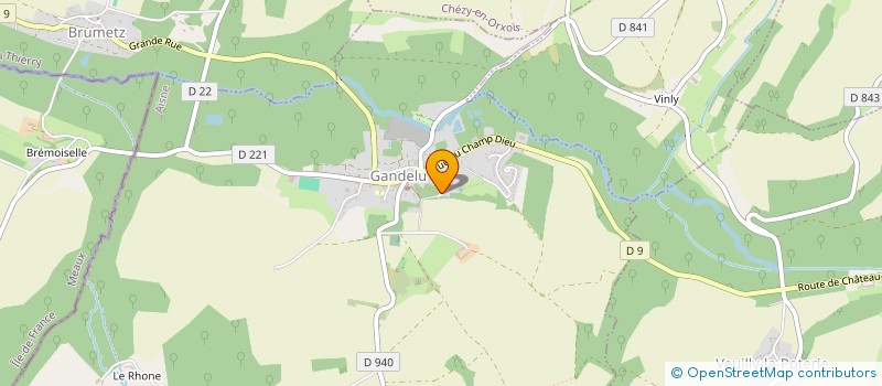 localisation de l'entreprise MADAME BRIGITTE SEGABIOT  GANDELU