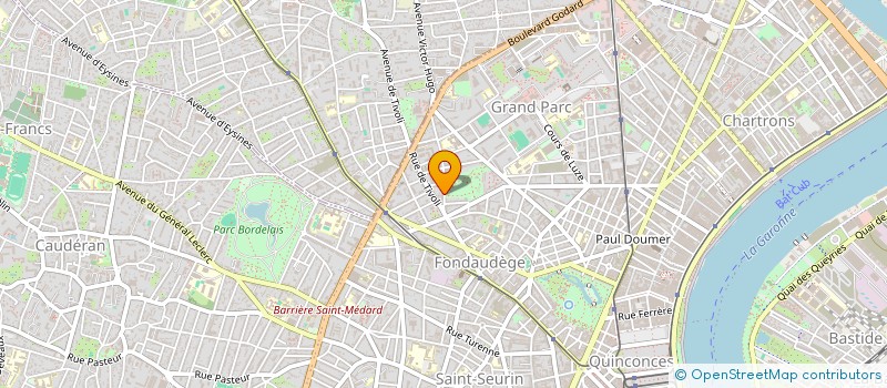 localisation de l'entreprise MADAME BRIGITTE SENAND à BORDEAUX