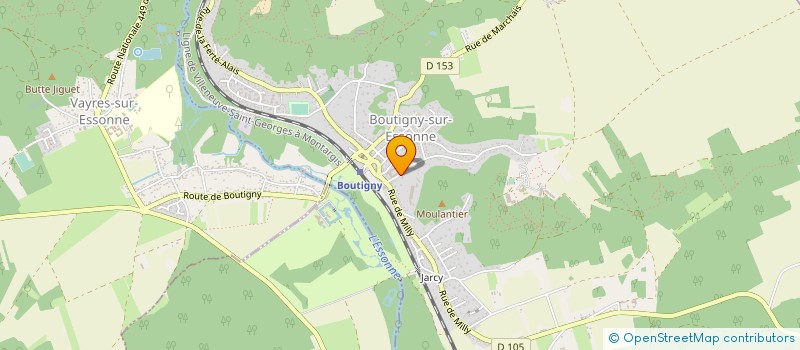 localisation de l'entreprise MADAME BRIGITTE SEVERIN  BOUTIGNY-SUR-ESSONNE