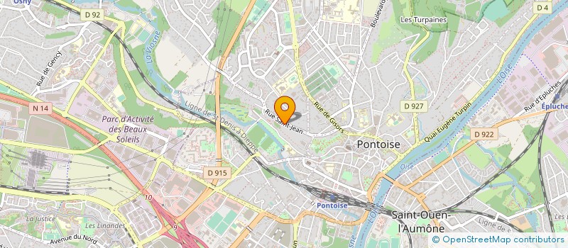 localisation de l'entreprise MADAME BRIGITTE SEZNEC à PONTOISE