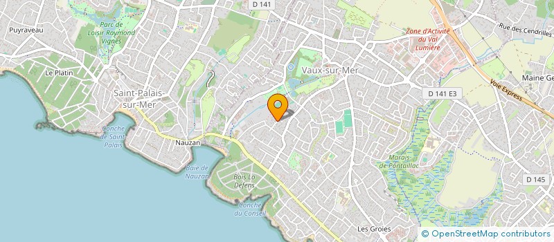 localisation de l'entreprise MADAME BRIGITTE SICARD  VAUX-SUR-MER