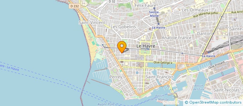 localisation de l'entreprise MADAME BRIGITTE SIMON à LE HAVRE