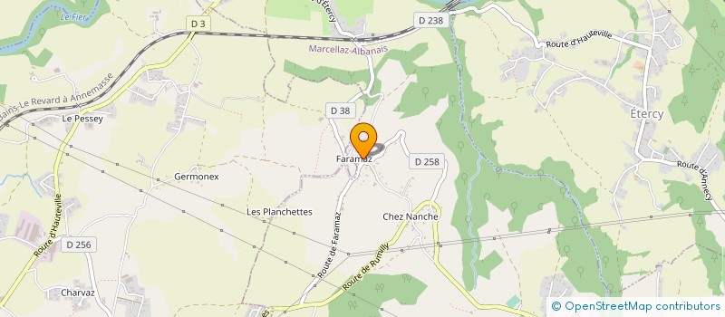 localisation de l'entreprise MADAME BRIGITTE SOLEILLET à MARCELLAZ-ALBANAIS