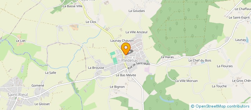 localisation de l'entreprise MADAME BRIGITTE SOQUET  PLEDELIAC