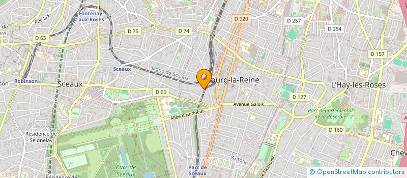 localisation de l'entreprise MADAME BRIGITTE SOUCHON à BOURG-LA-REINE