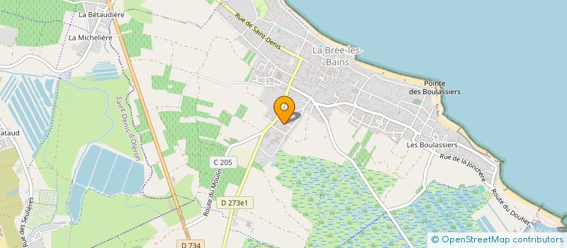 localisation de l'entreprise MADAME BRIGITTE SOUDRY  LA BREE-LES-BAINS