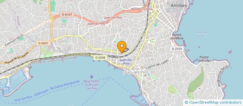 localisation de l'entreprise MADAME BRIGITTE SOUVAIRAN à ANTIBES
