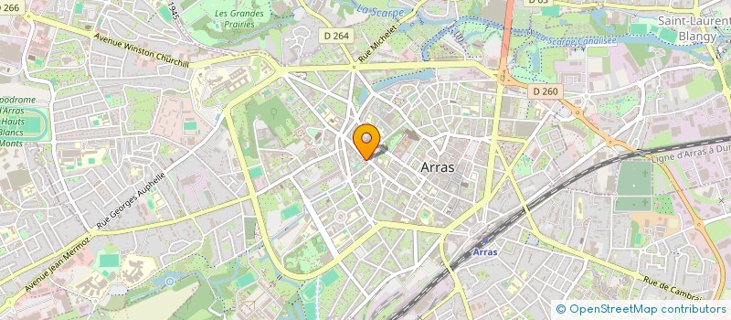 localisation de l'entreprise MADAME BRIGITTE STECZEK à ARRAS