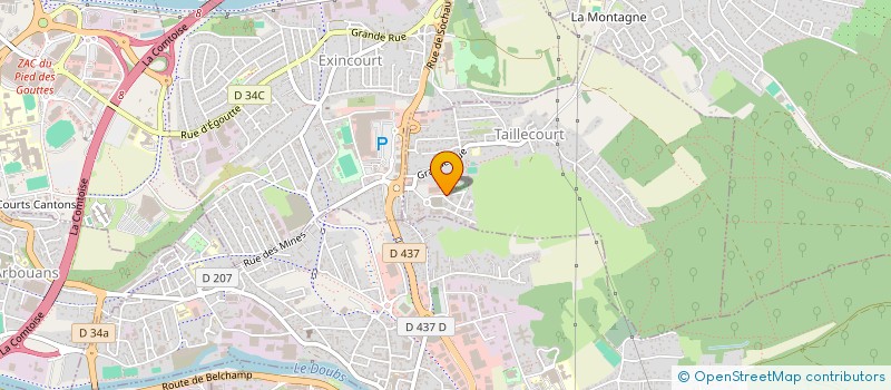 localisation de l'entreprise MADAME BRIGITTE STOCKER à TAILLECOURT
