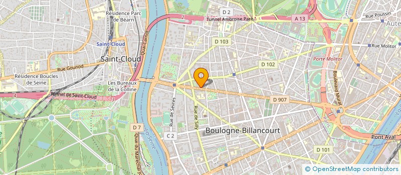 localisation de l'entreprise MADAME BRIGITTE STRASSER à BOULOGNE-BILLANCOURT
