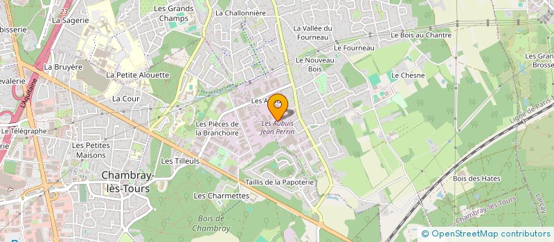 localisation de l'entreprise MADAME BRIGITTE SUPPLIGEAU  SAINT-AVERTIN