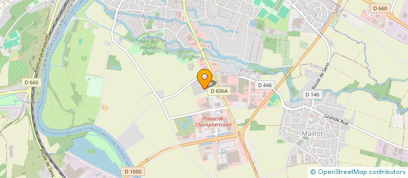 localisation de l'entreprise MADAME BRIGITTE TAILLON  SENS