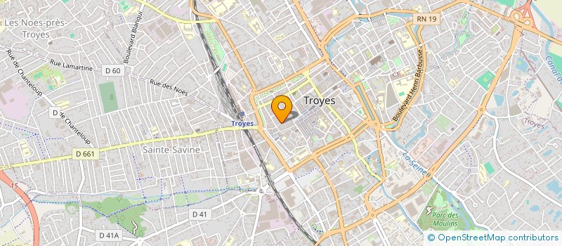 localisation de l'entreprise MADAME BRIGITTE TARTOIS à TROYES