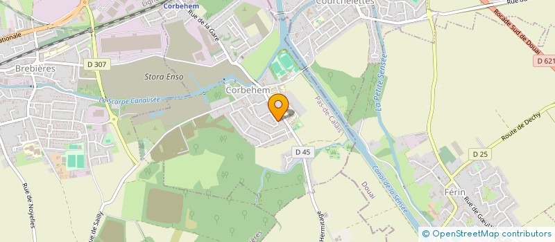 localisation de l'entreprise MADAME BRIGITTE TEIL  BREBIERES