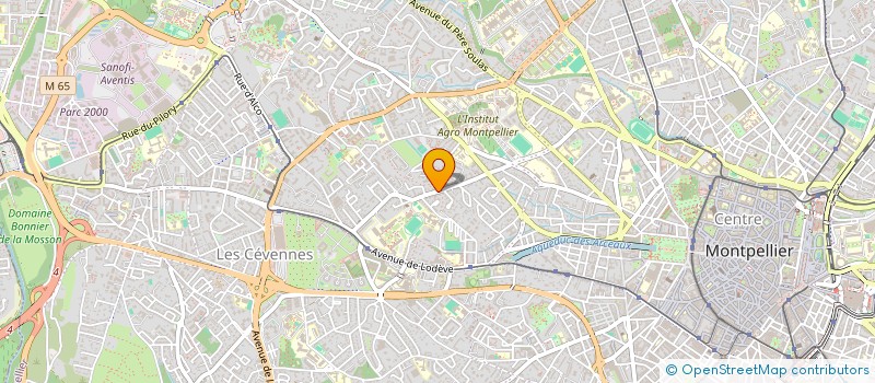 localisation de l'entreprise MADAME BRIGITTE TENDERO à MONTPELLIER