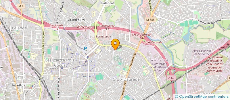 localisation de l'entreprise MADAME BRIGITTE THEA à TOULOUSE