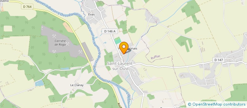 localisation de l'entreprise MADAME BRIGITTE THEBAUT  SAINT-LAURENT-SUR-OUST