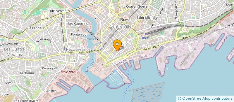localisation de l'entreprise MADAME BRIGITTE THESEE à BREST
