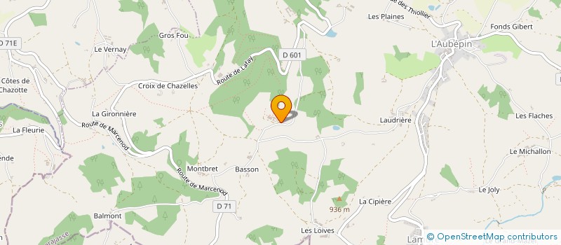 localisation de l'entreprise MADAME BRIGITTE THIZY à LARAJASSE