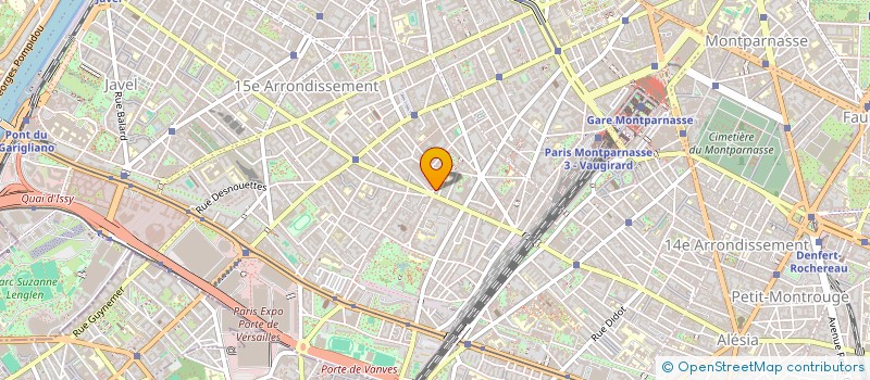 localisation de l'entreprise MADAME BRIGITTE THOMAS  PARIS