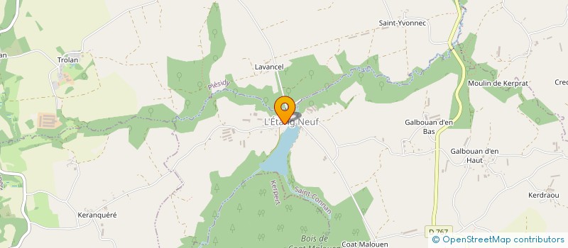 localisation de l'entreprise MADAME BRIGITTE THORAVAL  SAINT-CONNAN