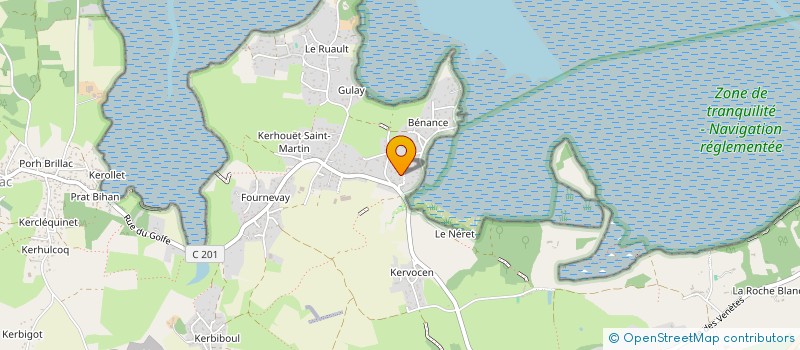 localisation de l'entreprise MADAME BRIGITTE THUILLIEZ  SARZEAU