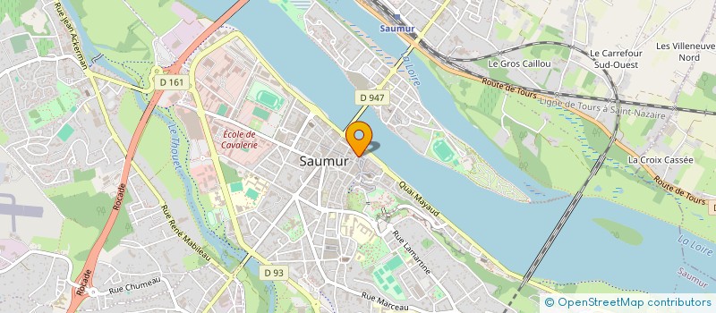 localisation de l'entreprise MADAME BRIGITTE TREMUREAU  SAUMUR