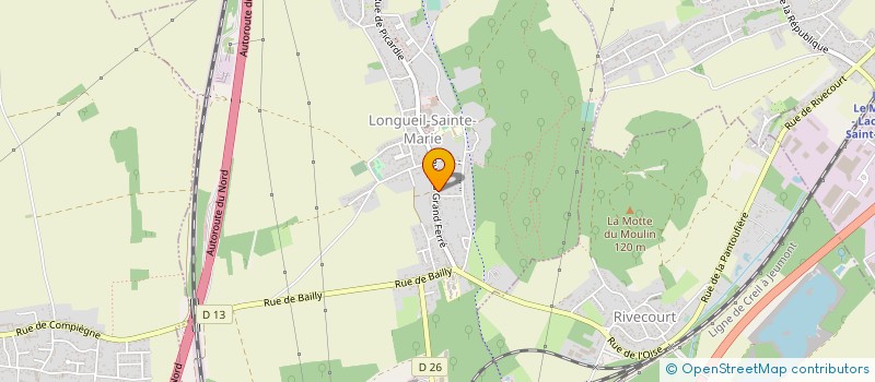 localisation de l'entreprise MADAME BRIGITTE TRIOZON  LONGUEIL-SAINTE-MARIE