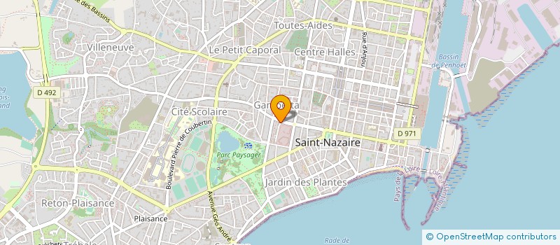 localisation de l'entreprise MADAME BRIGITTE TRISTANT à SAINT-NAZAIRE