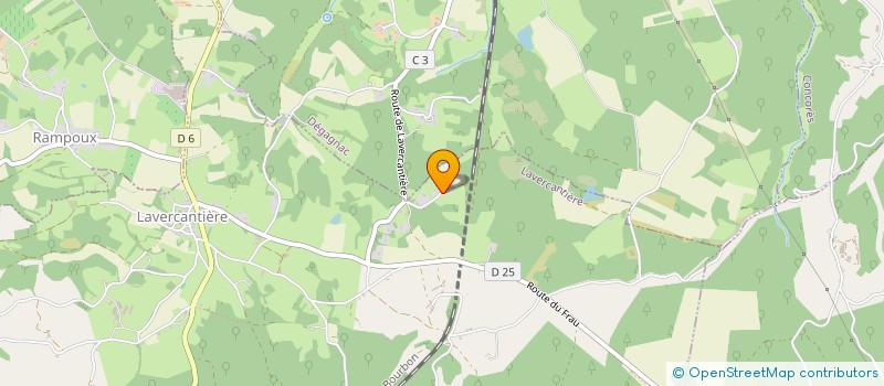 localisation de l'entreprise MADAME BRIGITTE TRIVIS  LAVERCANTIERE