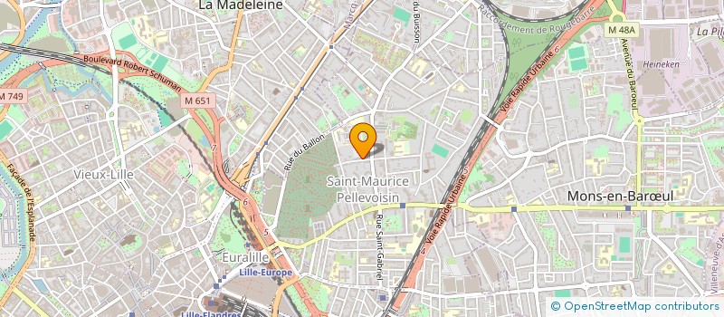 localisation de l'entreprise MADAME BRIGITTE TRUQUET à LILLE