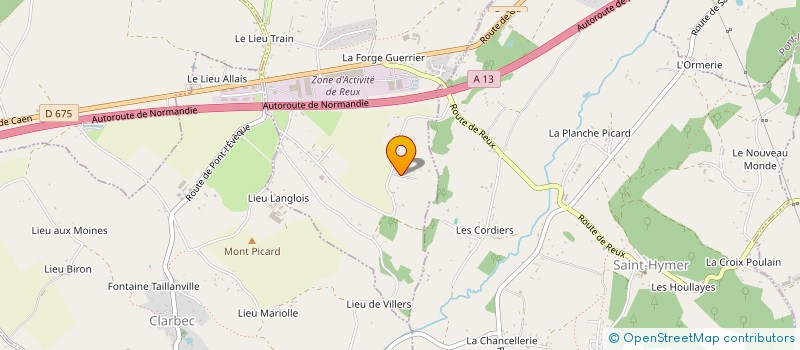 localisation de l'entreprise MADAME BRIGITTE TUAUX  REUX