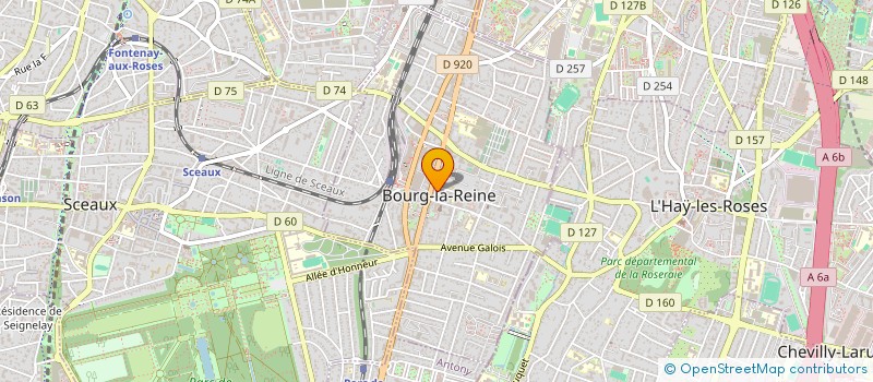 localisation de l'entreprise MADAME BRIGITTE UBERSFELD à BOURG-LA-REINE