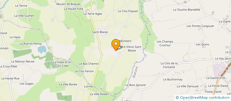 localisation de l'entreprise MADAME BRIGITTE URVOY  QUESSOY