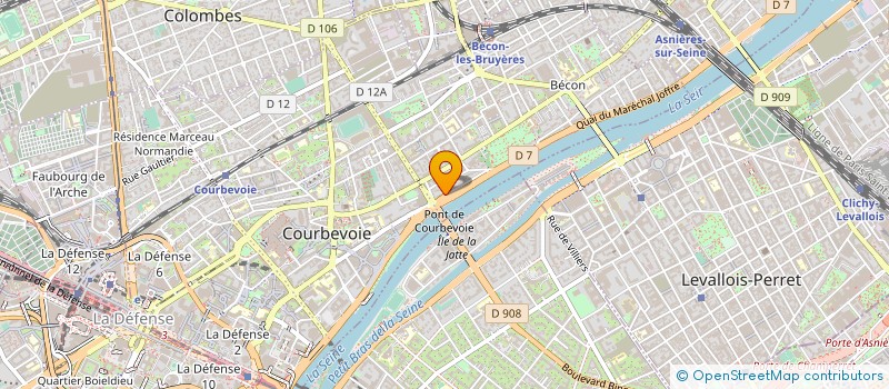 localisation de l'entreprise MADAME BRIGITTE VALLOIS à COURBEVOIE