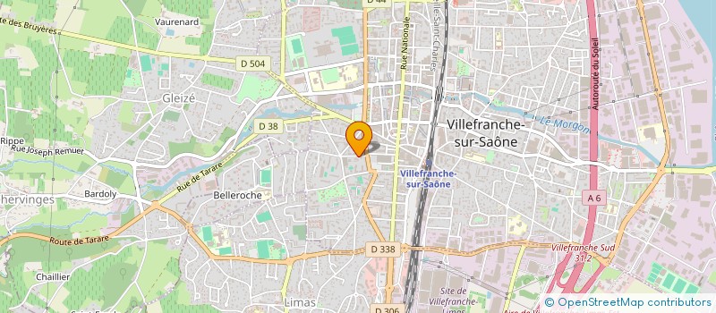 localisation de l'entreprise MADAME BRIGITTE VALOIS  VILLEFRANCHE-SUR-SAONE